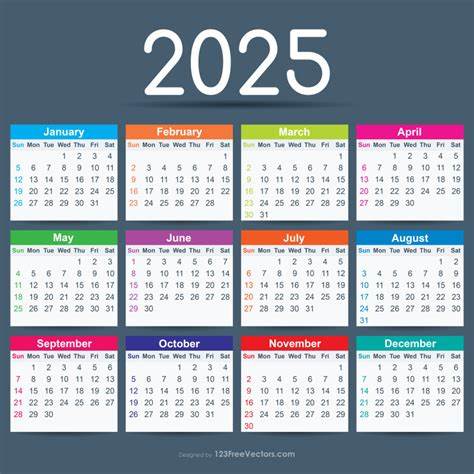 2025 Calendar