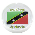 Ashtray - St Kitts & Nevis Flag 5" 