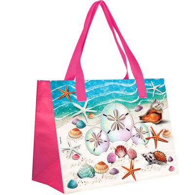 Bag - Sand Dollar Design 18 X13 X 9" P/P/Shopper