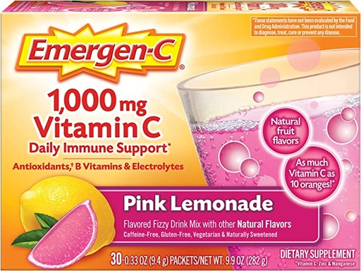 Emergen-C 1000mg Vitamin C, Pink Lemonade