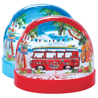 Globe -  SURF BUS PLASTIC SNOWGLOBE