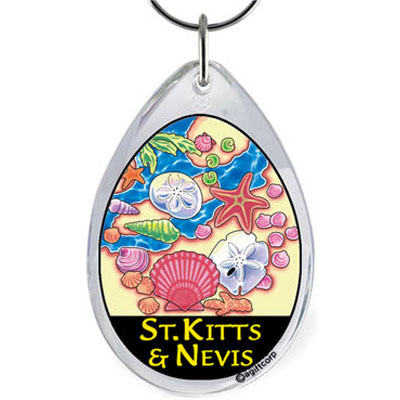 Key Chain - Crystal Sea Shells 