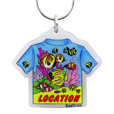 Key Chain - Shirt Fishes Design