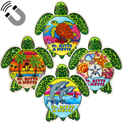 Magnet - ST. KITTS & NEVIS TURTLE