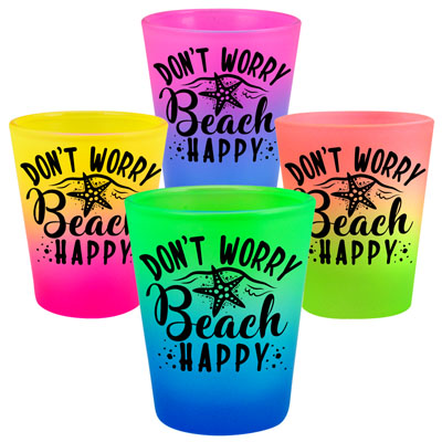 Shot Glass - DON'T WORRY BEACH HAPPY 